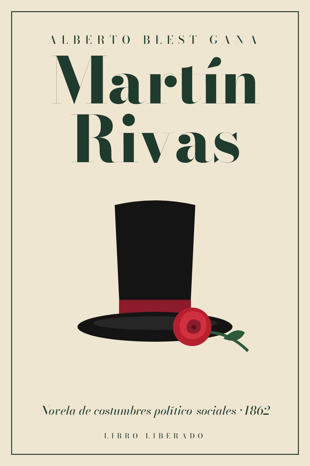 Portada de Martín Rivas, de Alberto Blest Gana