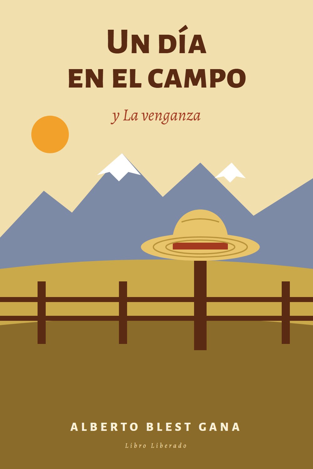 Portada de Un día en el campo y La venganza, de Alberto Blest Gana