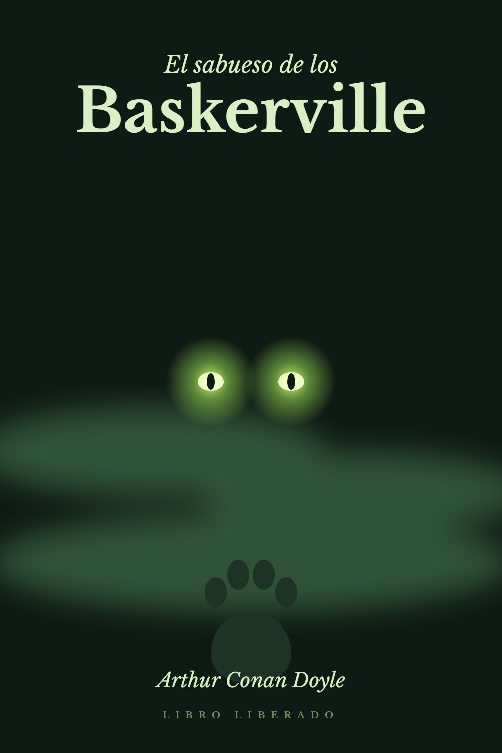 Portada de El sabueso de los Baskerville, de Arthur Conan Doyle