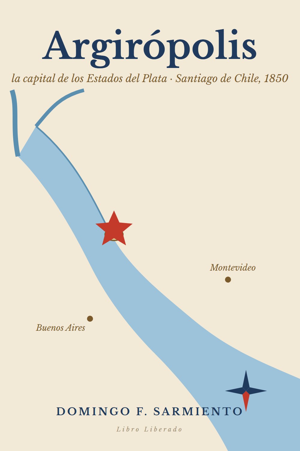 Portada de Argirópolis, de Domingo Faustino Sarmiento