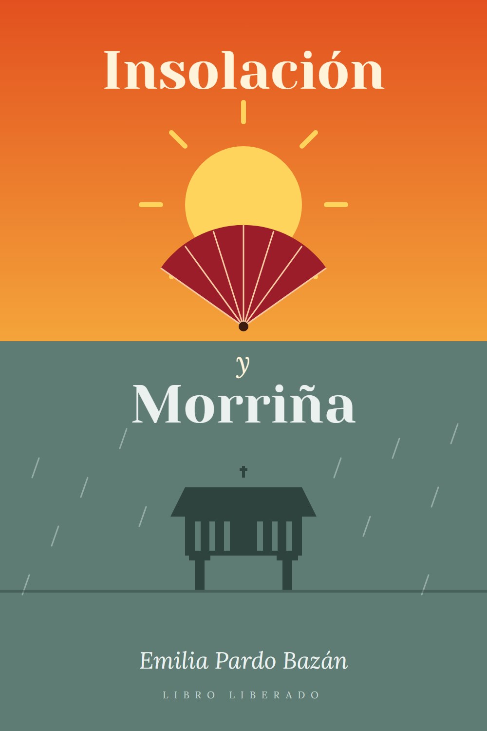 Portada de Insolación y Morriña (Dos historias amorosas), de Emilia Pardo Bazán