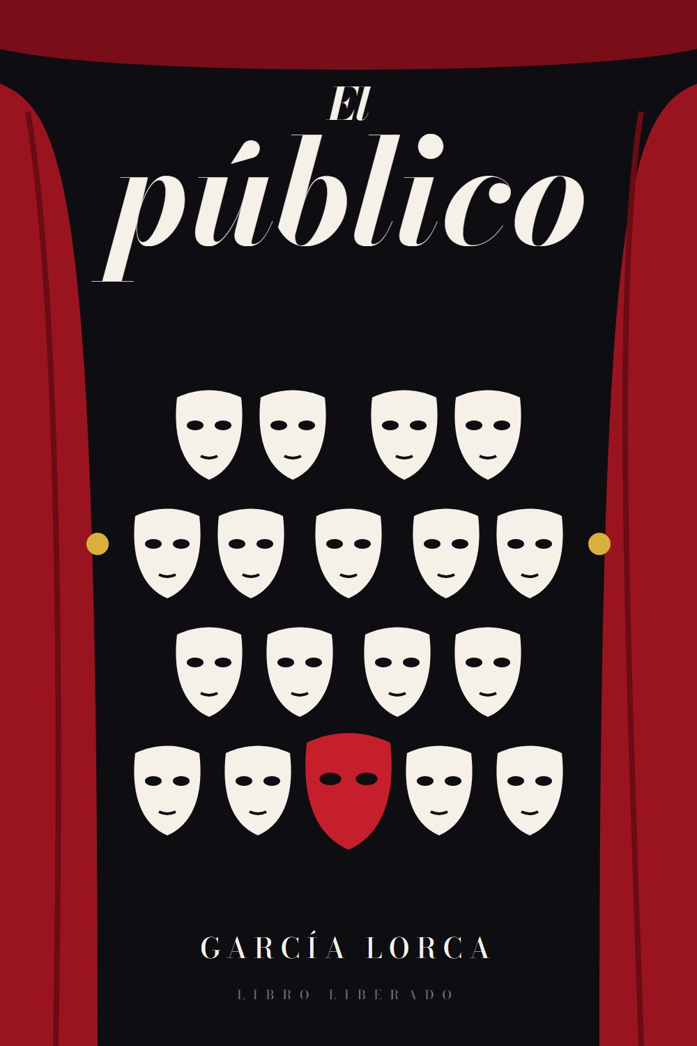 Portada de El público, de Federico García Lorca