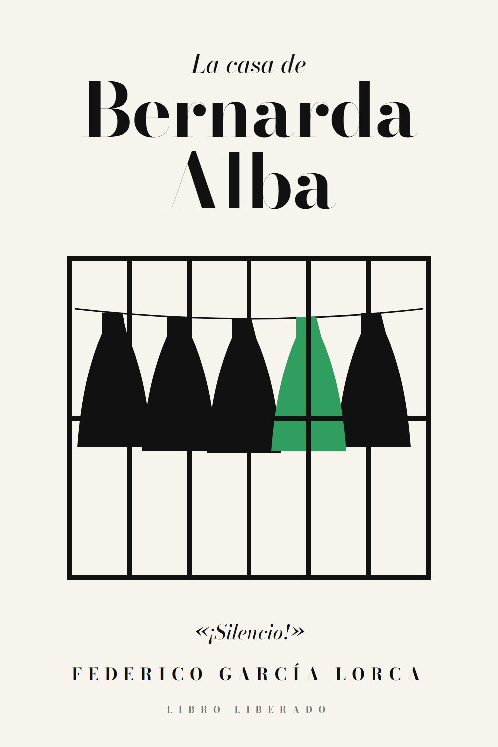 Portada de La casa de Bernarda Alba, de Federico García Lorca