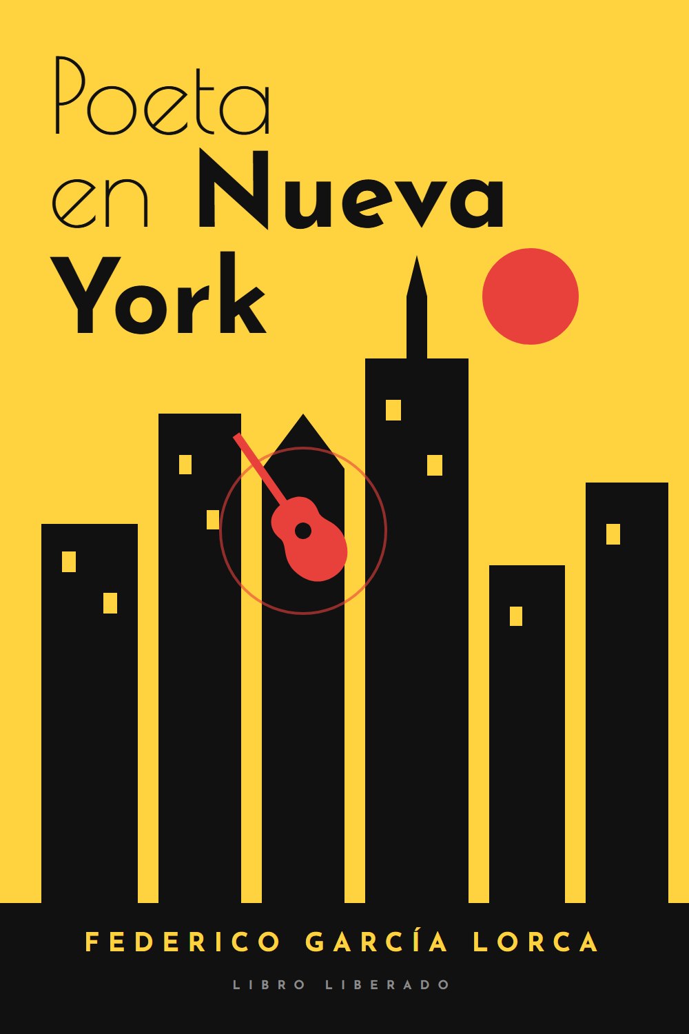 Portada de Poeta en Nueva York, de Federico García Lorca