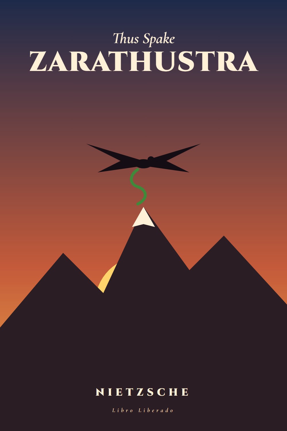 Portada de Thus Spake Zarathustra, de Friedrich Nietzsche