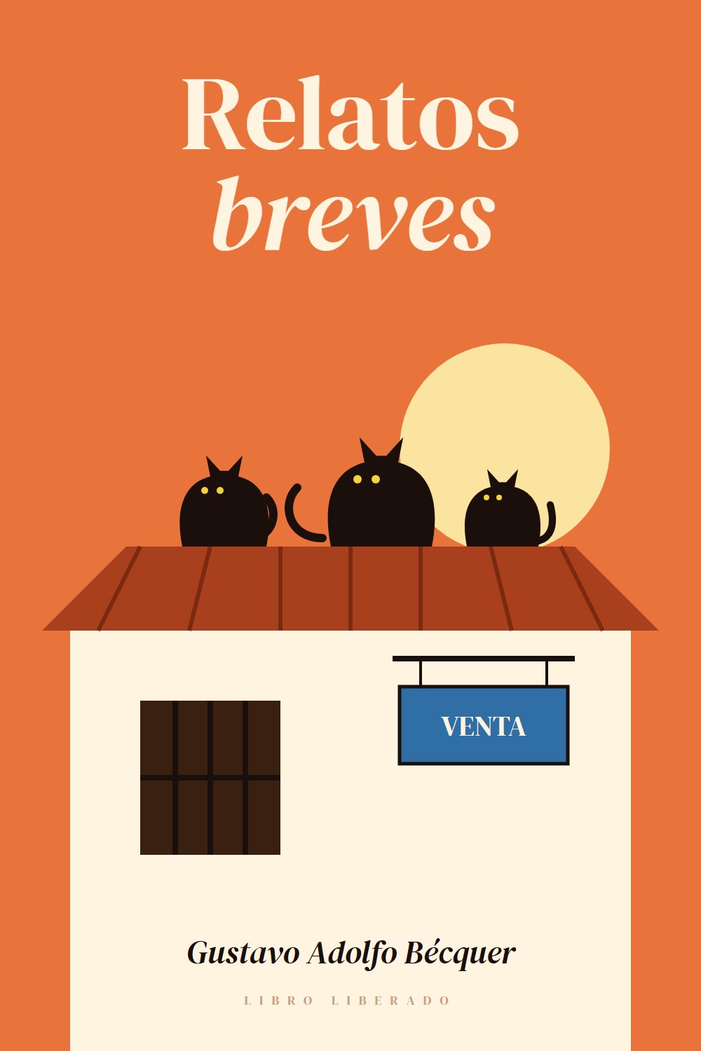 Portada de Relatos breves, de Gustavo Adolfo Bécquer