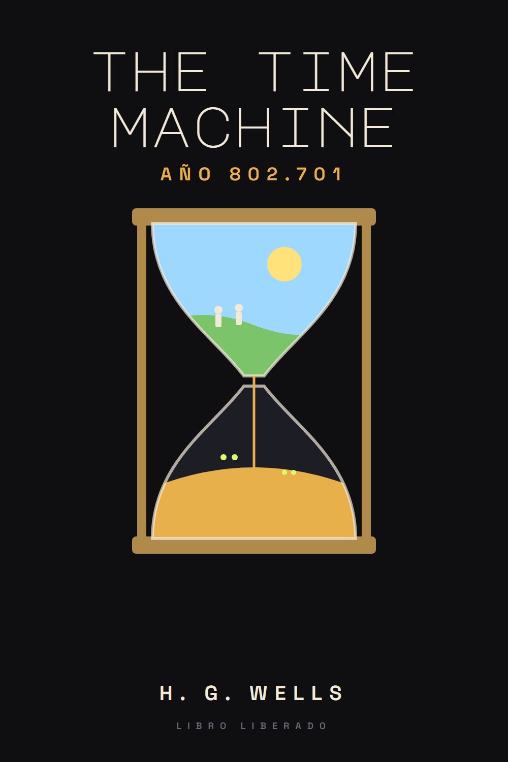 Portada de The Time Machine, de H. G. Wells