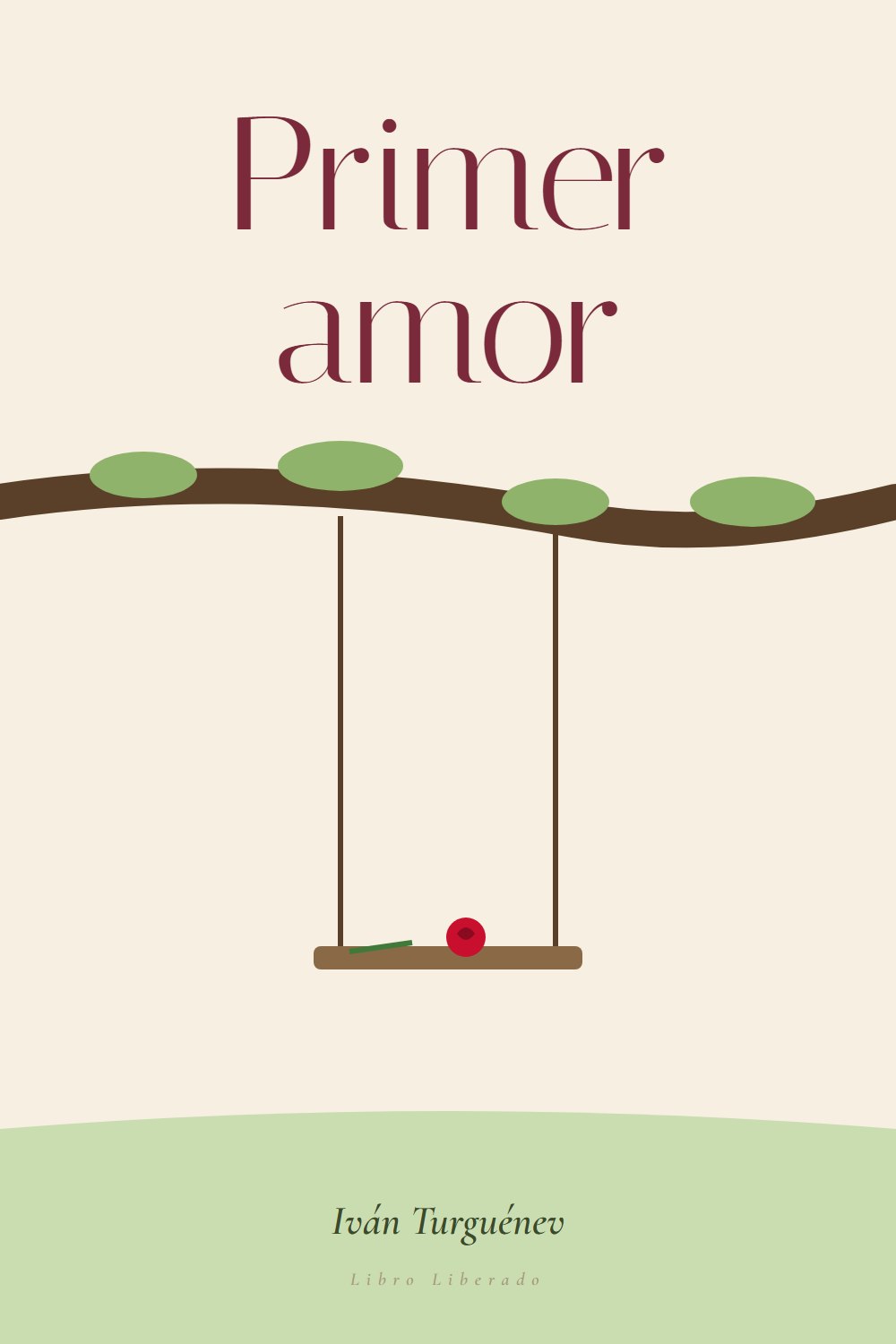 Portada de Primer amor, de Iván Turguénev