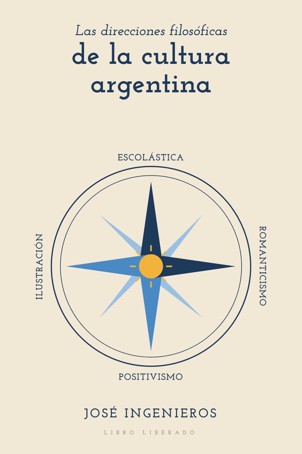 Portada de Las direcciones filosóficas de la cultura argentina, de José Ingenieros