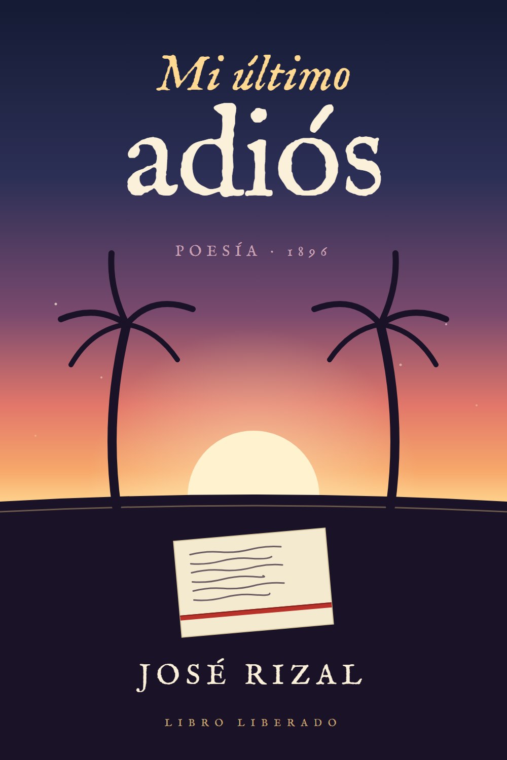 Portada de Mi último adiós, de José Rizal