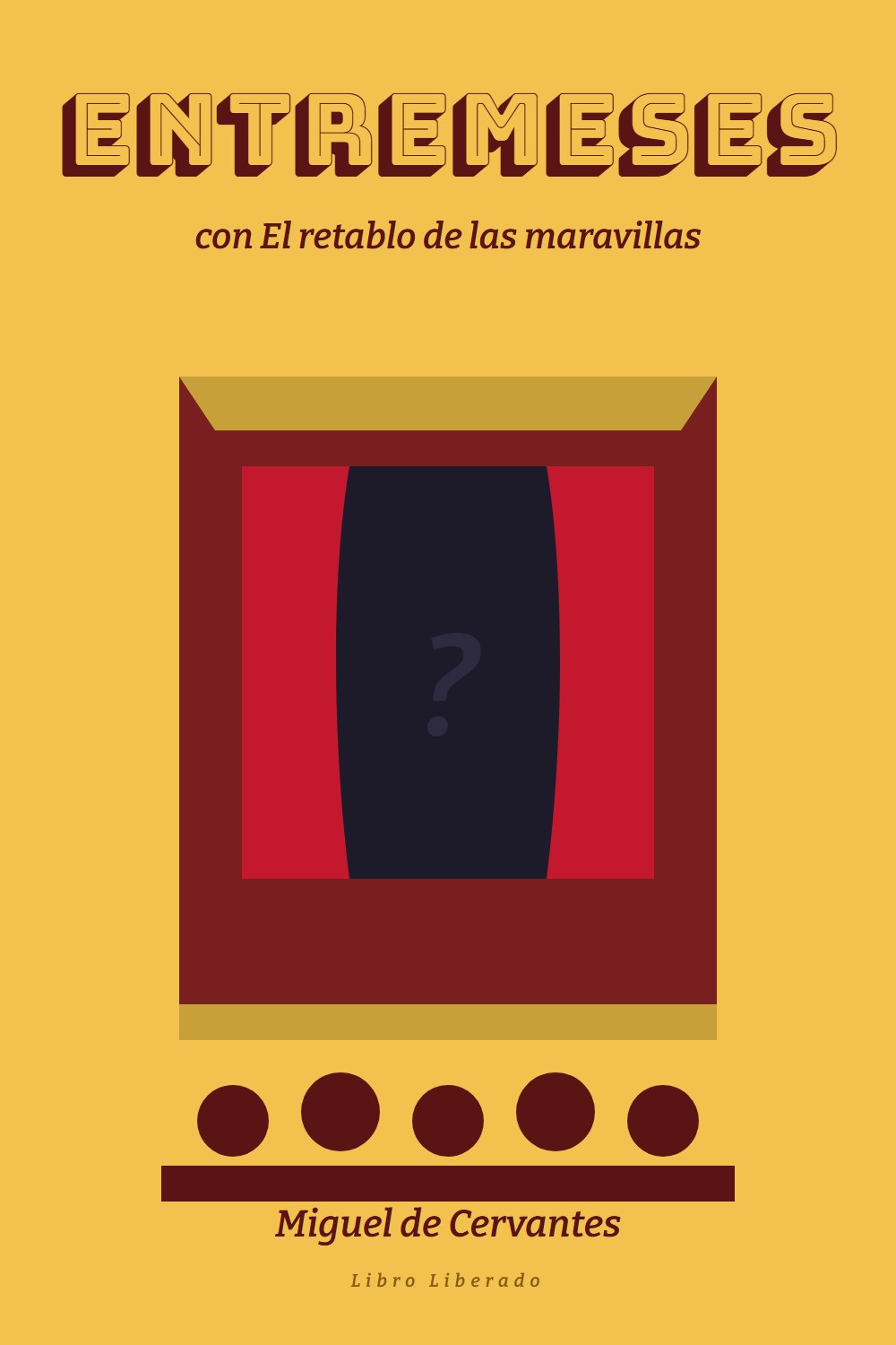 Portada de Entremeses, de Miguel de Cervantes