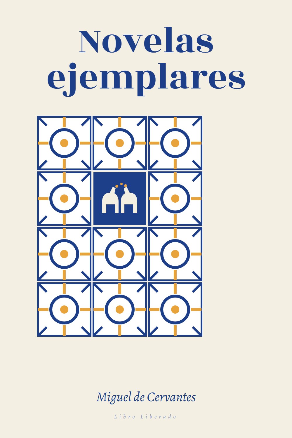 Portada de Novelas ejemplares, de Miguel de Cervantes