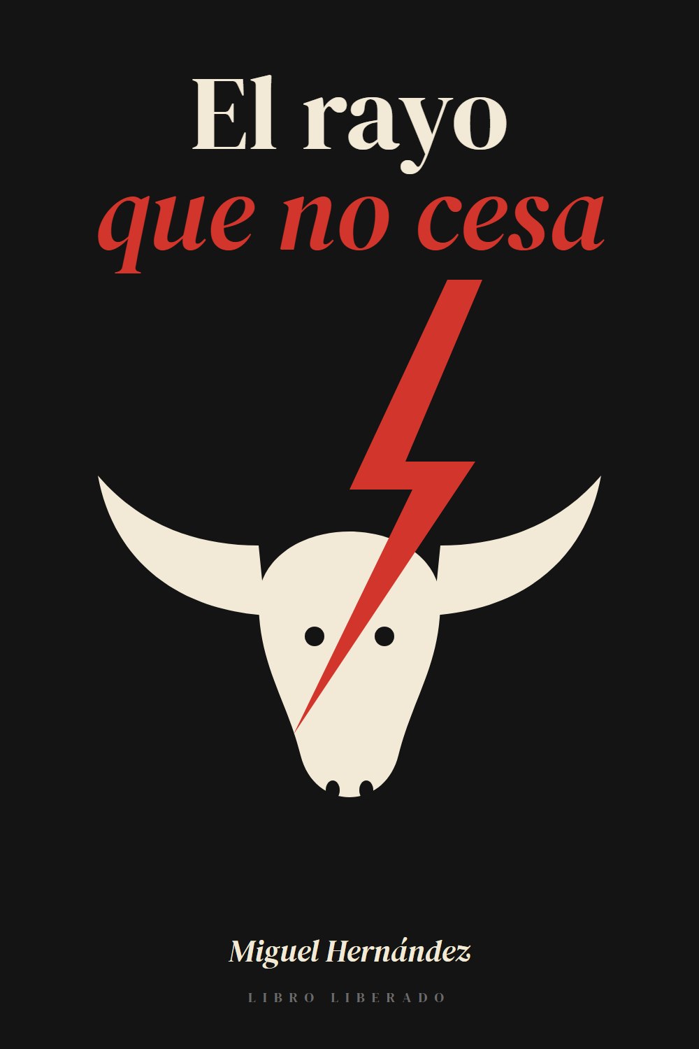 Portada de El rayo que no cesa, de Miguel Hernández