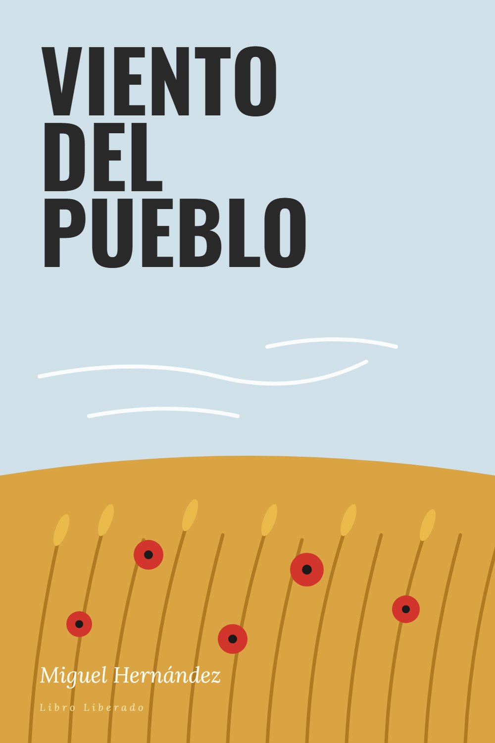 Portada de Viento del pueblo, de Miguel Hernández