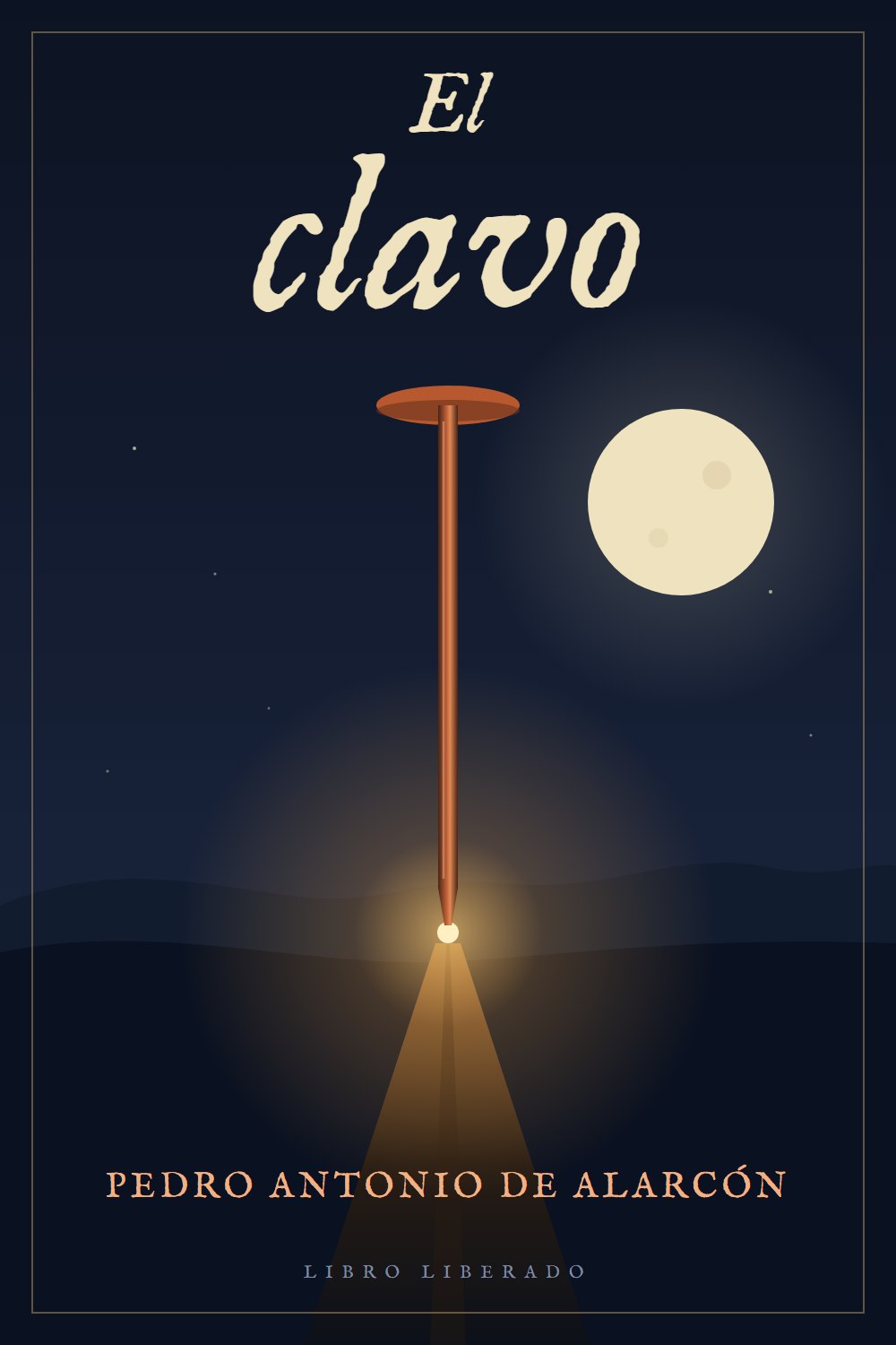 Portada de El clavo, de Pedro Antonio de Alarcón