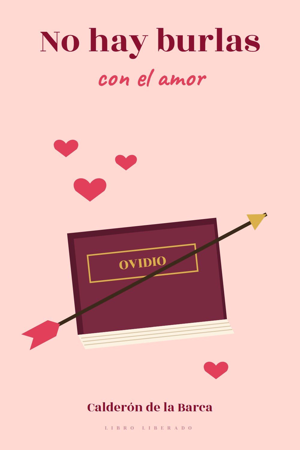 Portada de No hay burlas con el amor, de Pedro Calderón de la Barca
