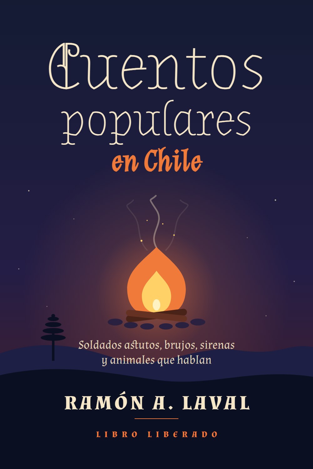 Portada de Cuentos populares en Chile, de Ramón A. Laval