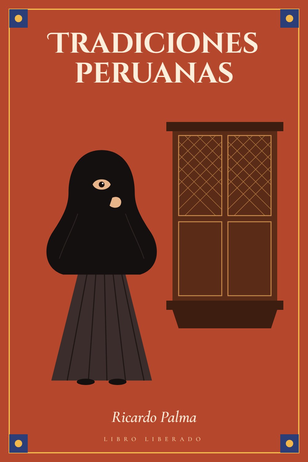 Portada de Tradiciones peruanas, de Ricardo Palma