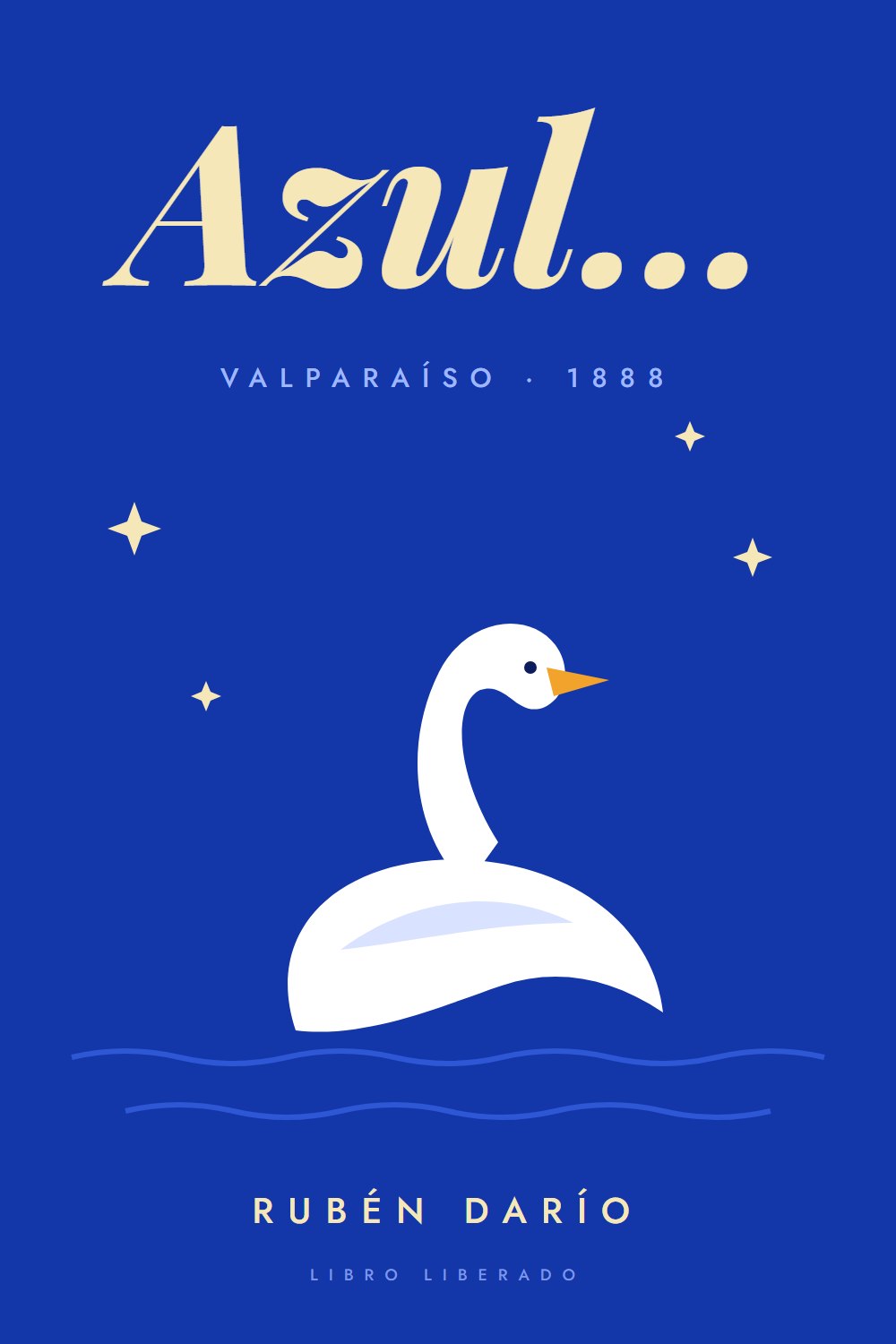 Portada de Azul, de Rubén Darío