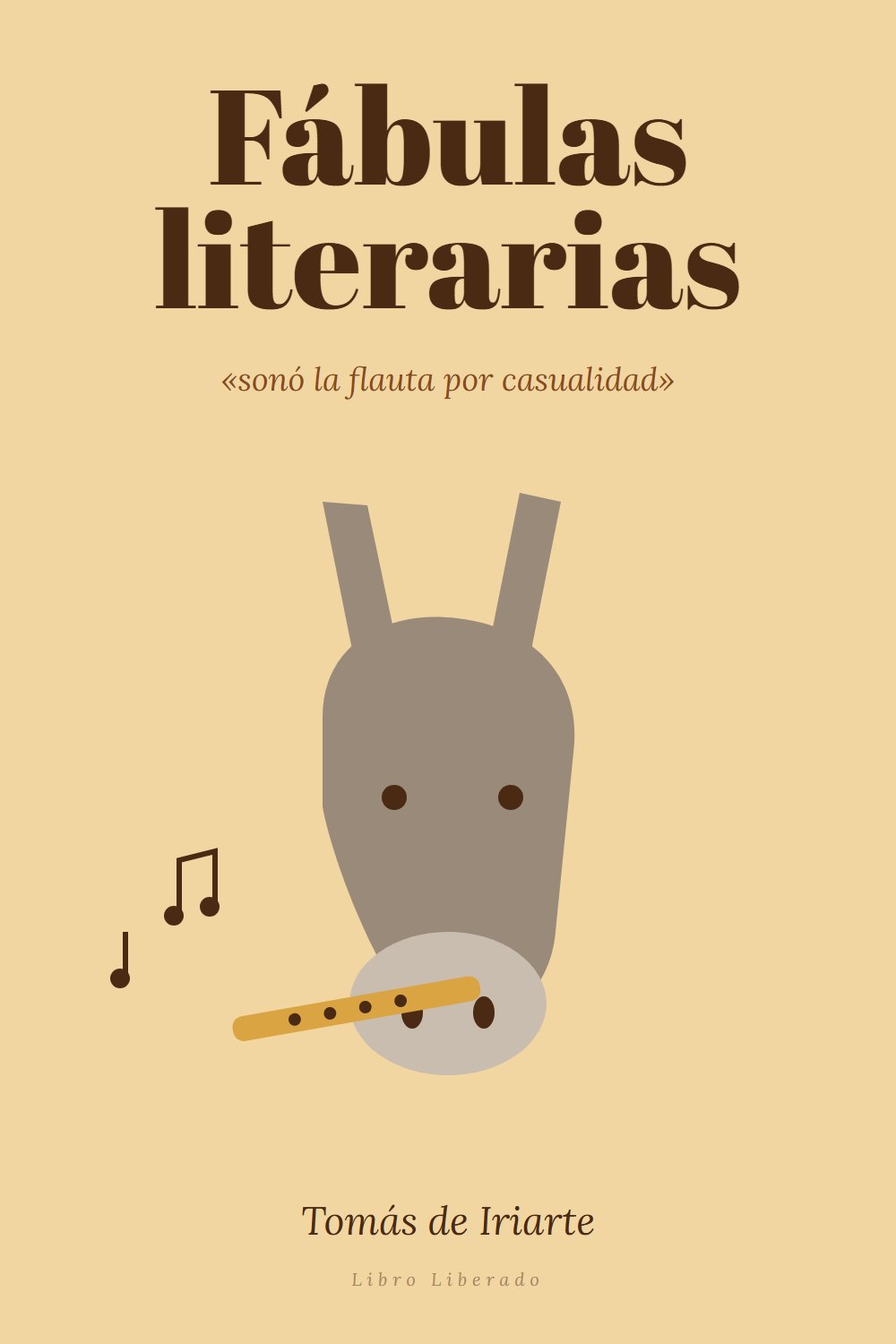 Portada de Fábulas literarias, de Tomás de Iriarte