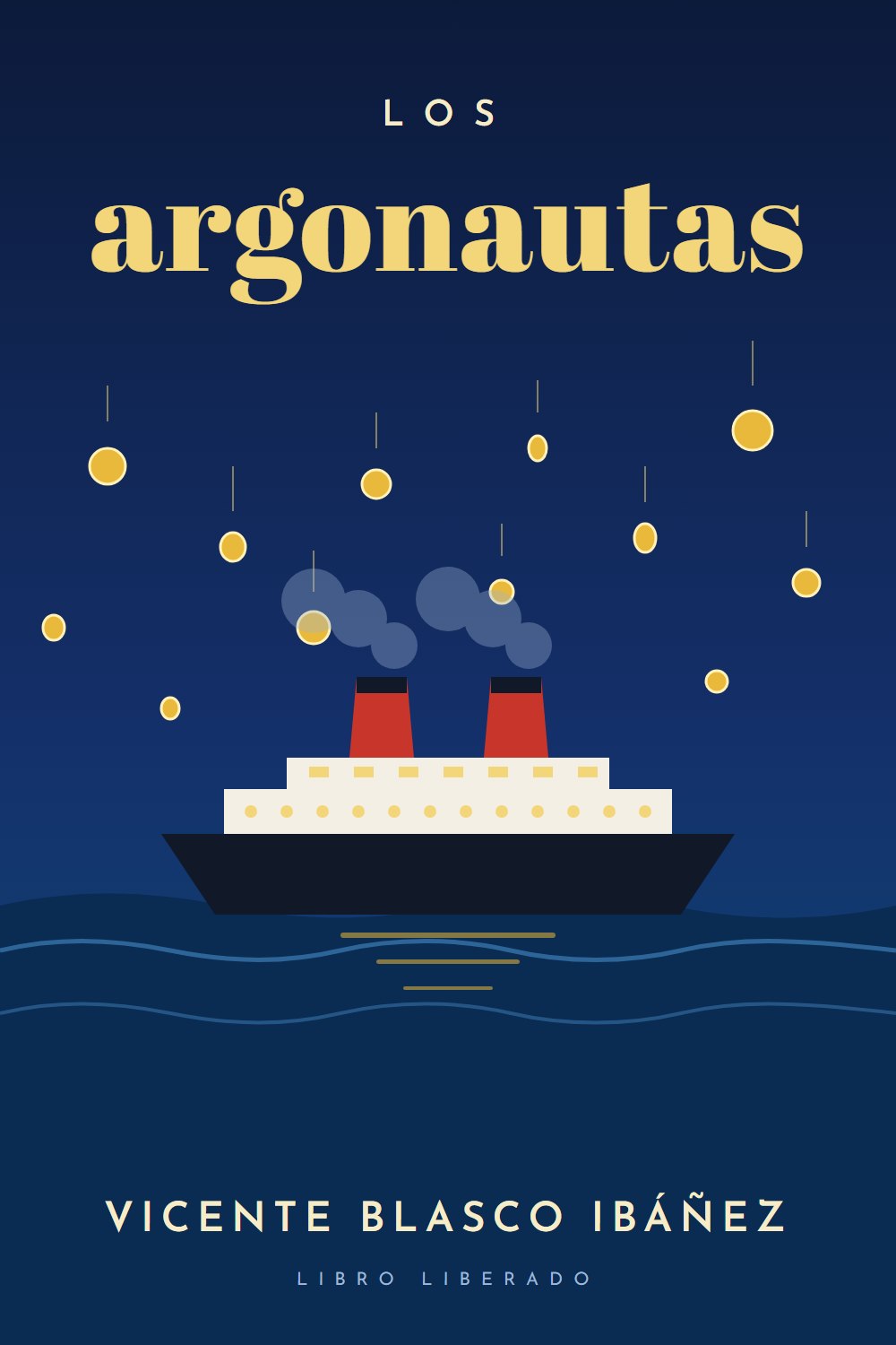 Portada de Los argonautas, de Vicente Blasco Ibáñez