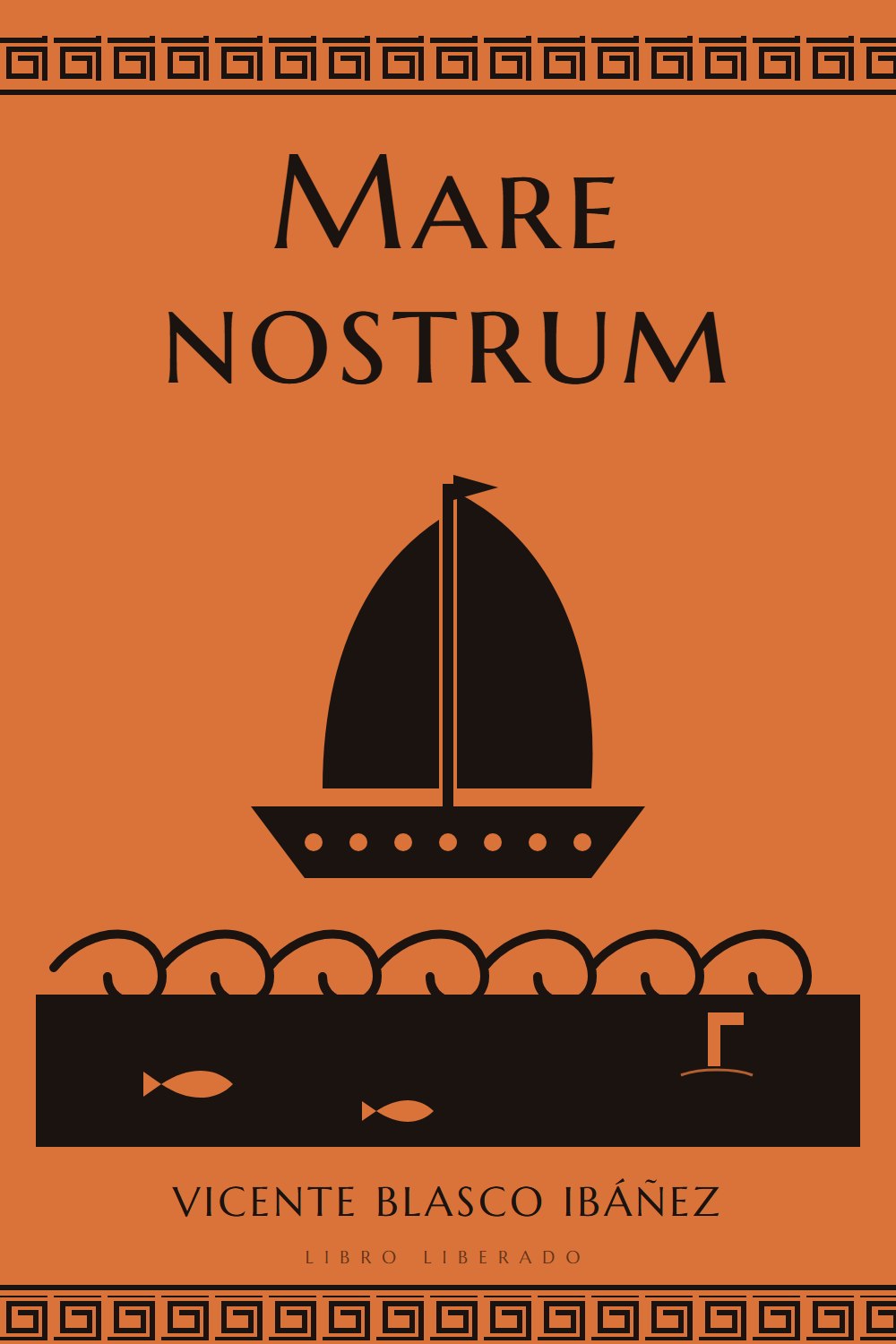 Portada de Mare nostrum, de Vicente Blasco Ibáñez