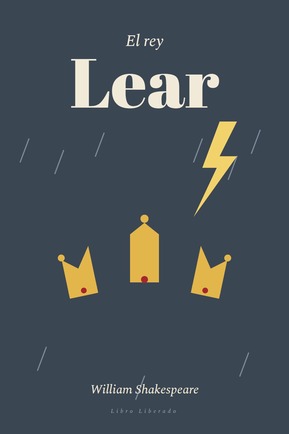 Portada de El rey Lear, de William Shakespeare