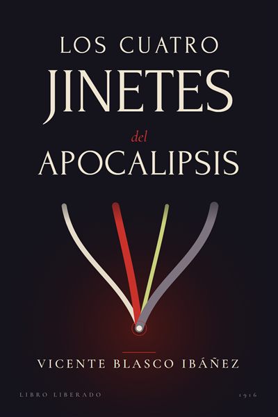Portada de «Los cuatro jinetes del Apocalipsis», de Vicente Blasco Ibáñez